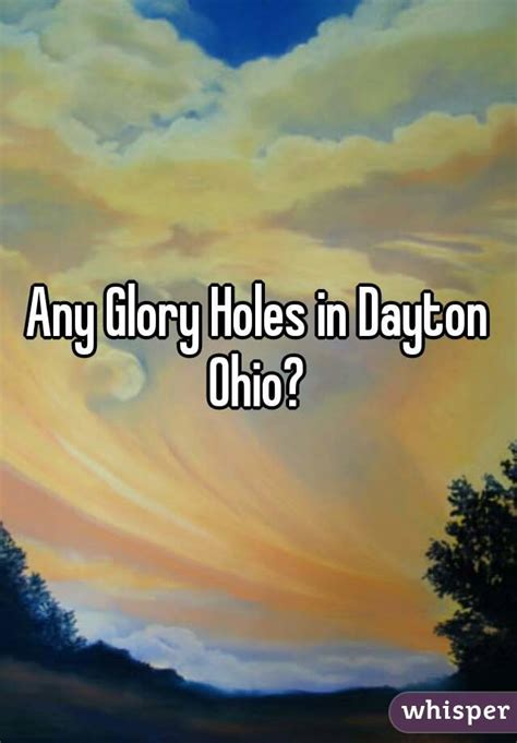 glory holes in ohio